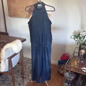 Cloth & Stone Dark Blue Denim Jumpsuit